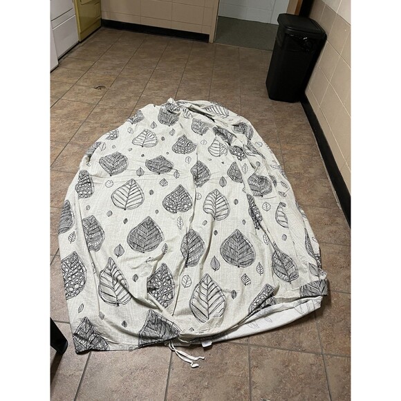 Domino Leaf Pattern Full Size Fitted Sheet & 2 STD Pillow Cases